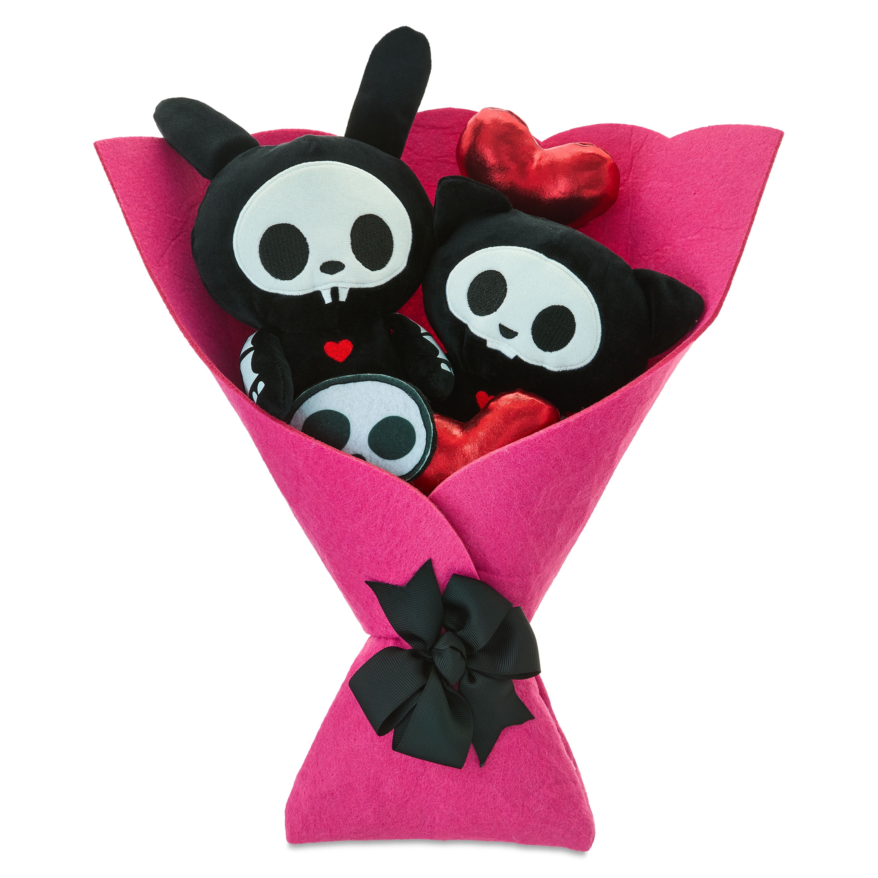 Medium Skelanimals Plush Bouquet, 13", Valentine's Day by Ruz
