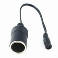 thumbnail image 1 of DC Male/Female Cigarette Lighter Socket to 5.5mm x 2.1mm Barrel Plug Cord, Car Charger Cable Auto Power Supply Adapter, 1 of 9
