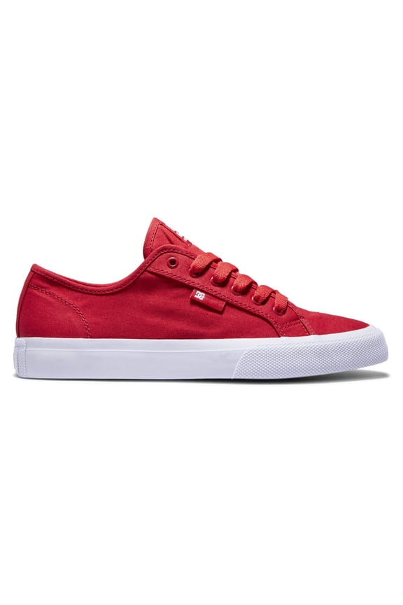 DC Manual Skate Shoes Mens Medium RED