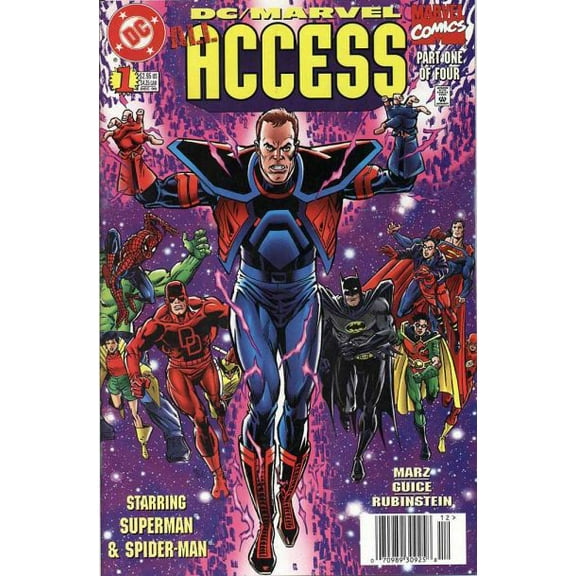 DC/Marvel: All Access #1 (Newsstand) VF ; DC Comic Book