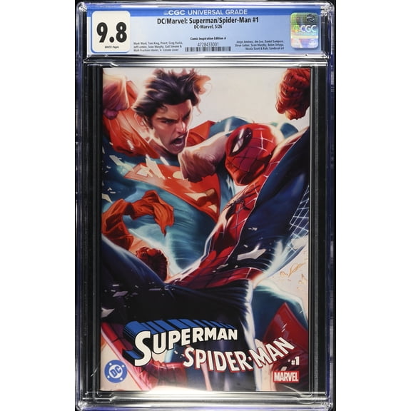 DC/Marvel: Superman/Spider-Man #1 - CGC 9.8 Comic Book