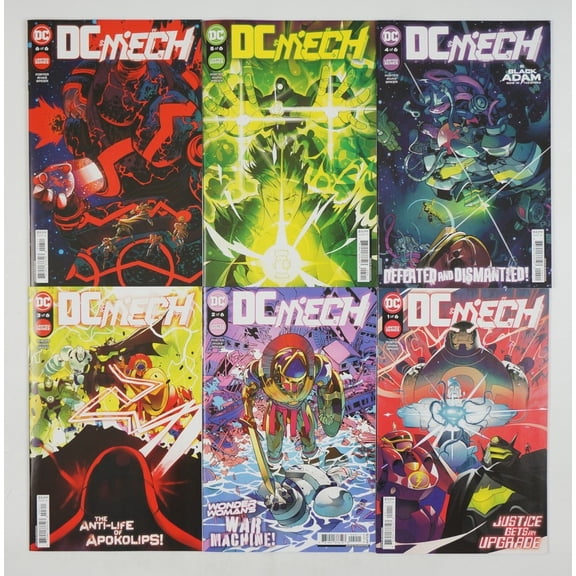 DC Mech #1-6 VF/NM complete series Batman Superman Flash ; DC