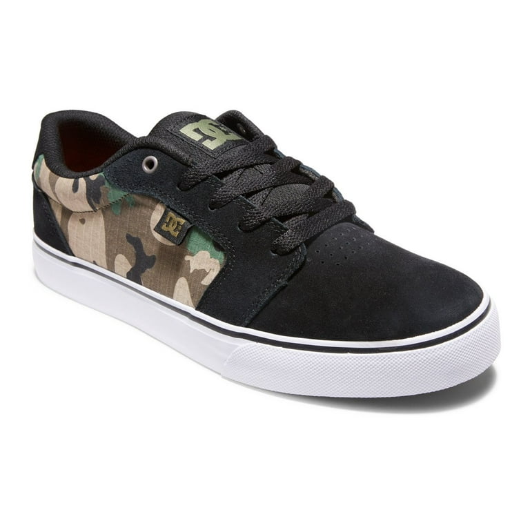 DC Men s Anvil Shoes Black Camo 7 Walmart
