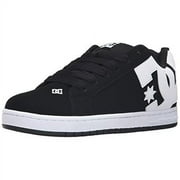 DC Mens Court Graffik Fashion Sneakers Black Leather 14 D