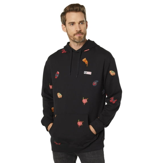 DC Men's Deadpool All Over Hoodie - Black - Small