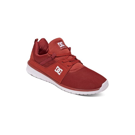 DC Men's Heathrow Shoes Red Leather Suede 10.5 D