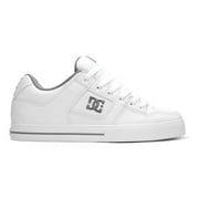 DC Mens Pure Action Sport Sneaker WHITE/BATTLESHIP/WHITE