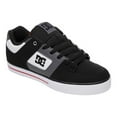 thumbnail image 1 of DC Men's Pure Casual Low Top Lace Up Skate Shoe Sneaker 11.5 White/Black/Red, 1 of 6