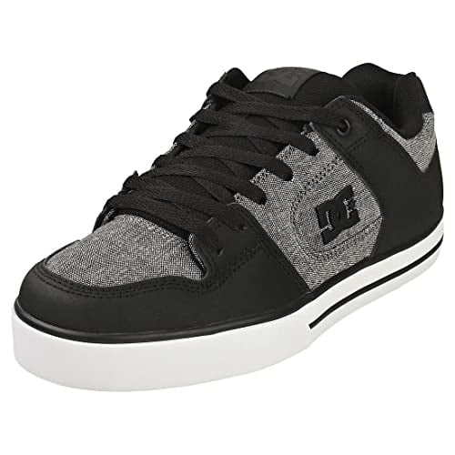 DC Men's Pure Casual Skate Shoe Black/Battleship/Black