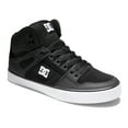 thumbnail image 1 of DC Men's Pure High-Top Shoes - Black/Black/White - 13, 1 of 1