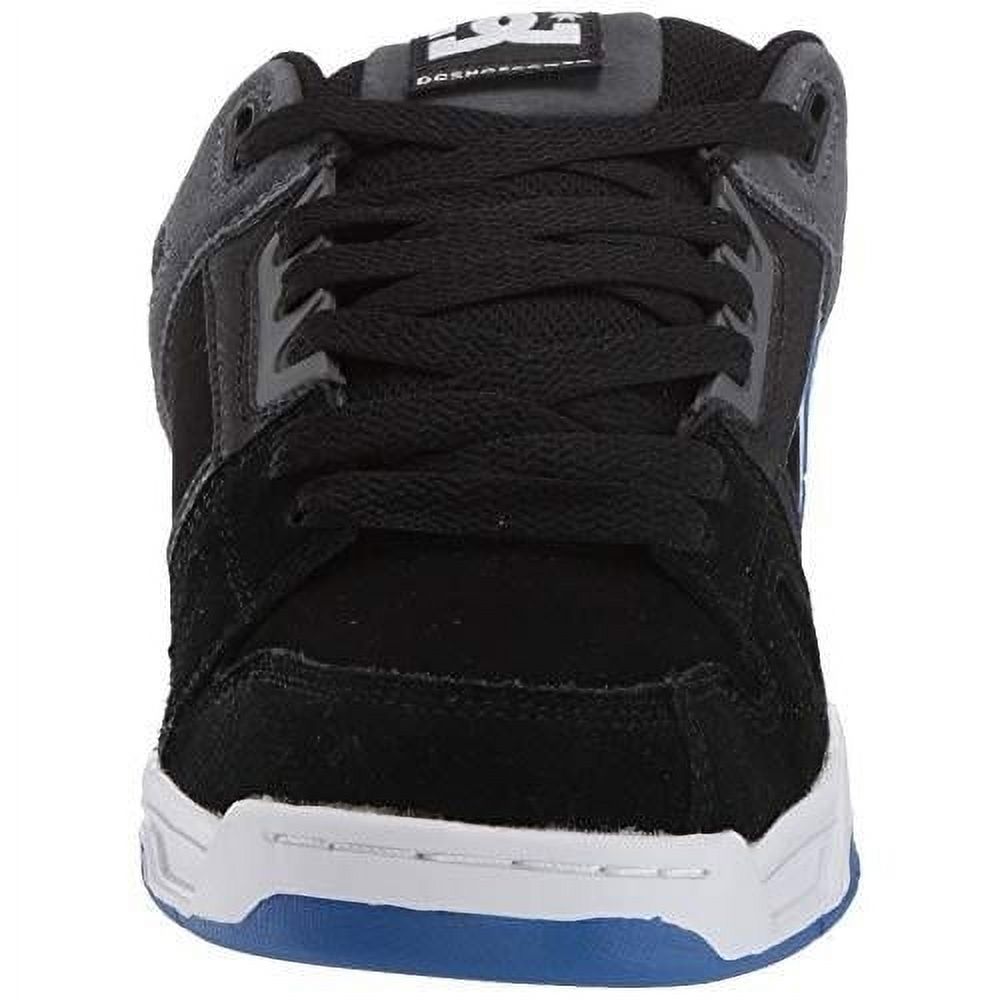 DC Men's Stag Skate Shoe Black / Blue