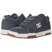 DC SHOES DC Men's Stag Skate Shoe GREY/GUM