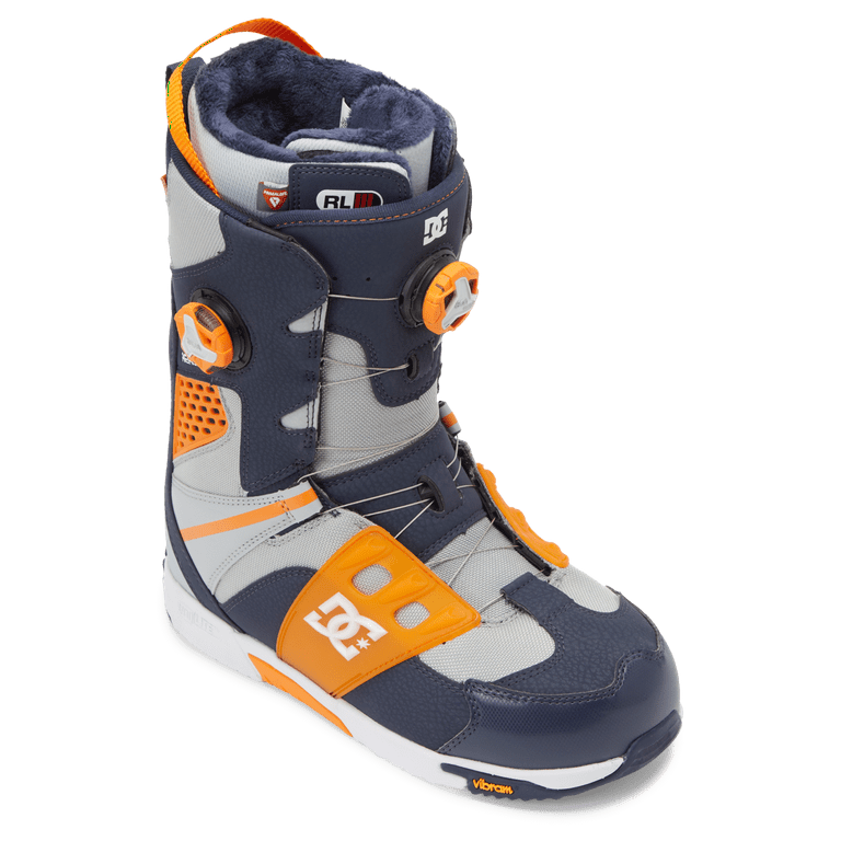 DC Mens Phantom Snowboard Boots - Dc Navy/Orange - 7.5 - Walmart.com