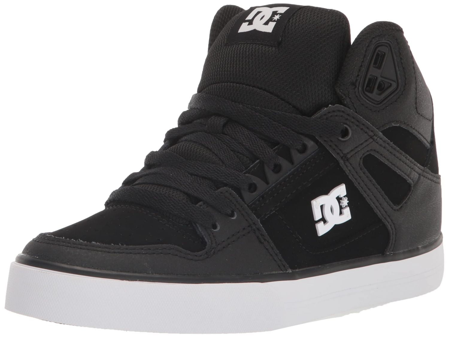 DC Mens Pure High Top Wc Skate Shoes Casual Sneakers 13 BLACK/BLACK