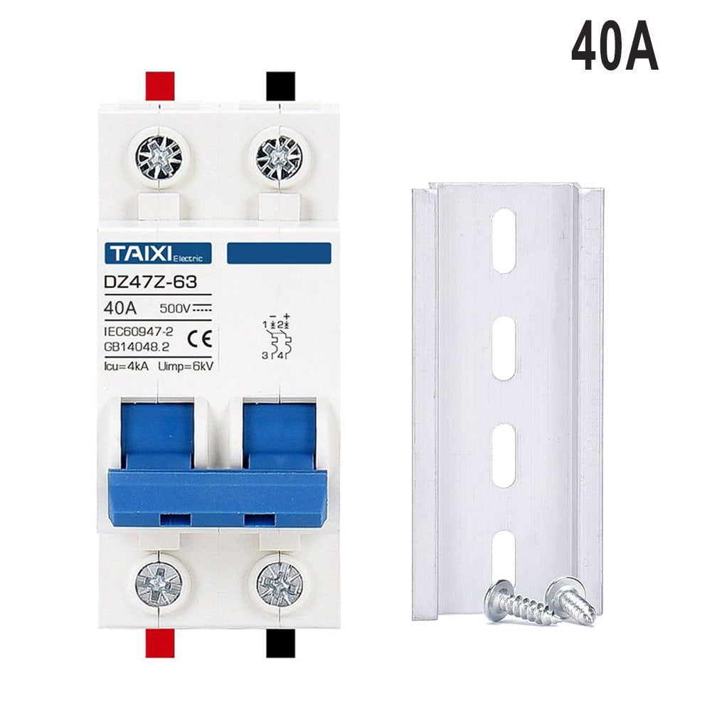 DC Miniature Circuit Breaker 2 Pole 500V 32 Amp Isolator DC Disconnect