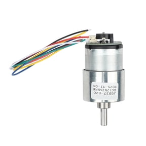 DC Motor With Encoder Is Primarily High-Torque JGB37-520 DC Gear Motor 6V12V24V - Adjustable Speed & Direction!