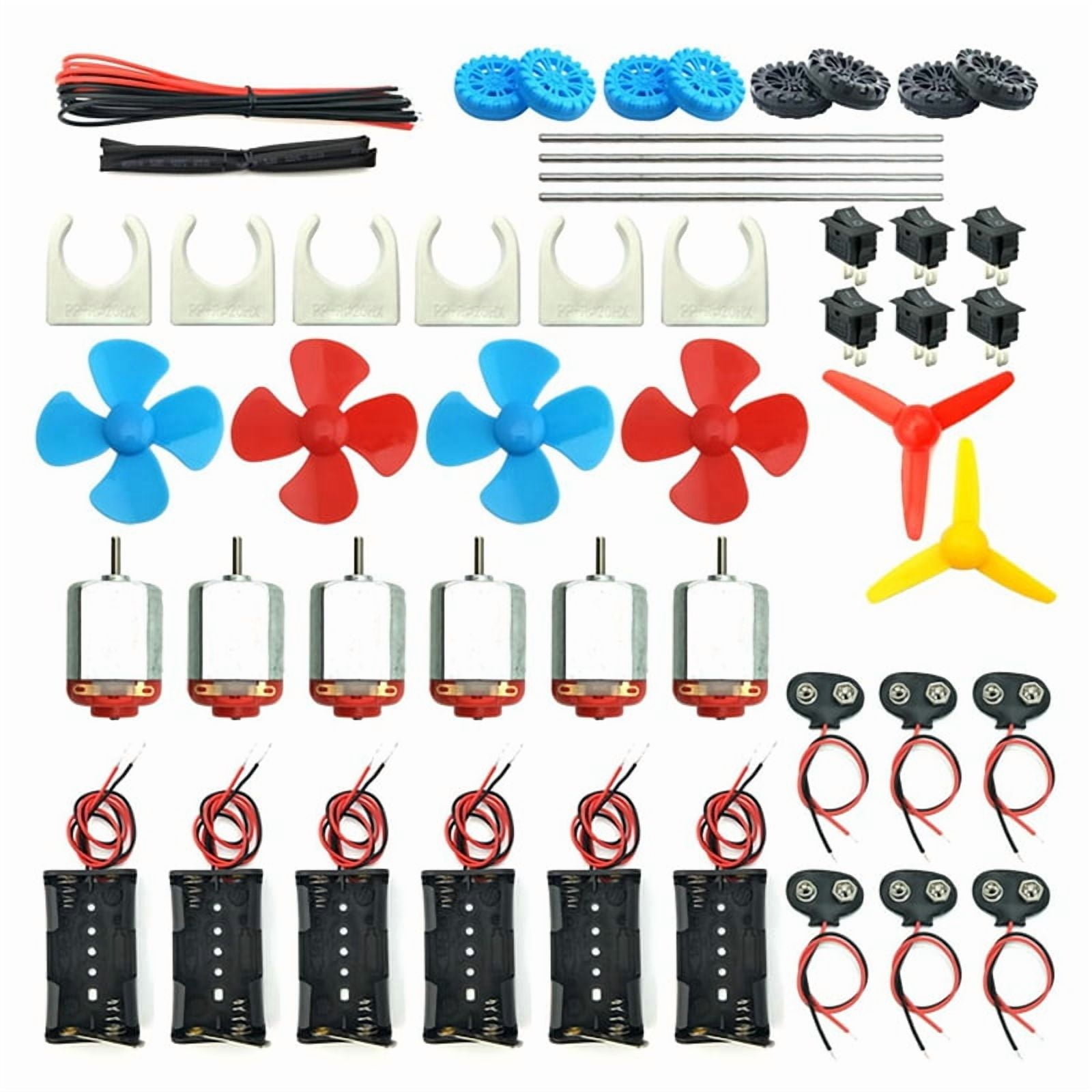 DC Motors Kit, Mini Electric Hobby Motor 3V -12V 25000 RPM Strong ...
