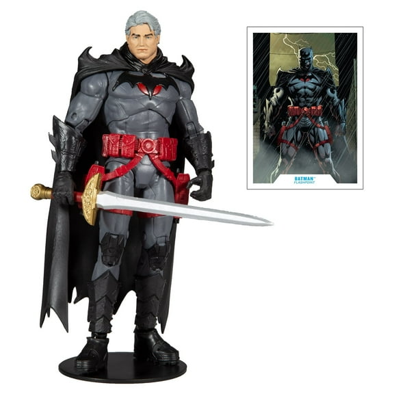 DC Multiverse 7" Action Figure - Flashpoint Batman Unmasked, Children Ages 12+