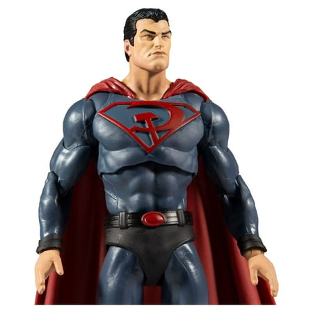 McFarlane Toys - DC Multiverse - Superman Red Son 7-inch Action Figure - Multicolor
