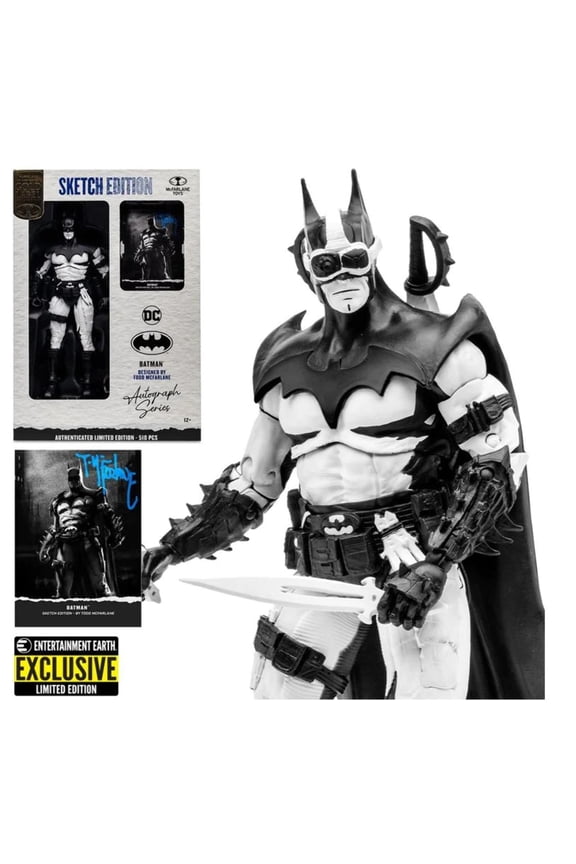 DC Multiverse Batman Sketch Edition Gold Label 7" Action Figure EE Exclusive