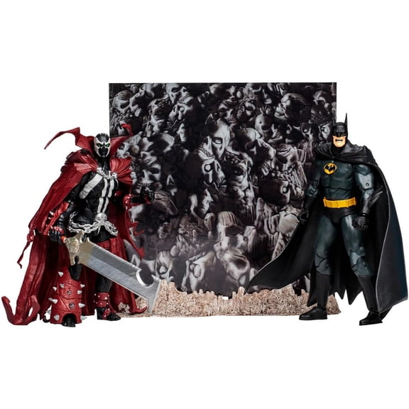 DC Multiverse Batman & Spawn Autographed 7" Action Figure 2-Pack