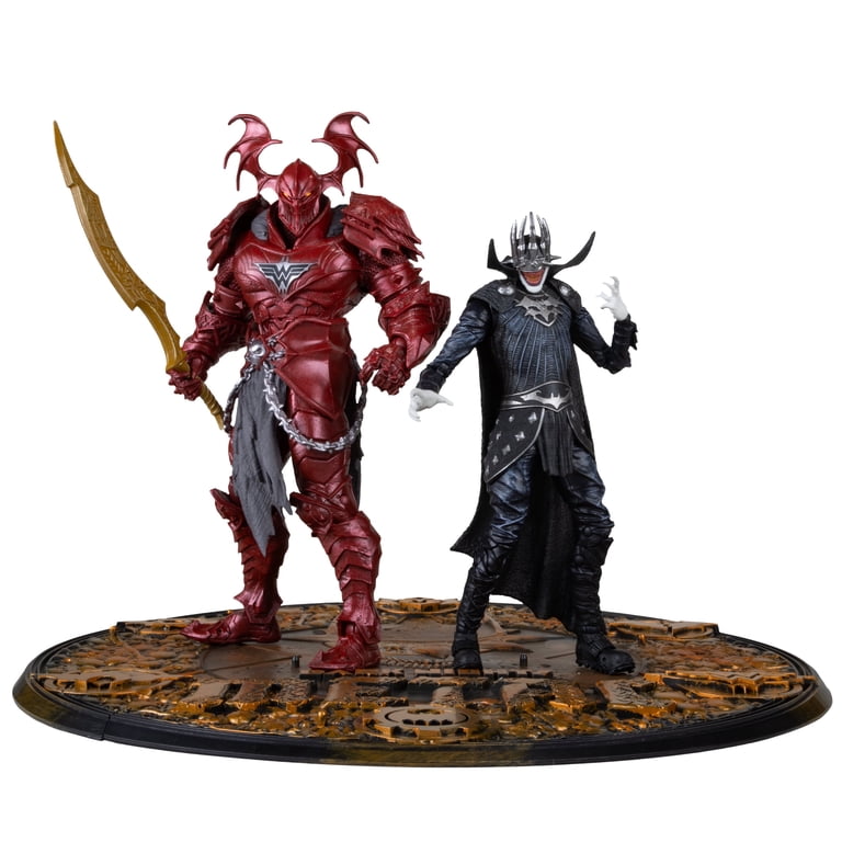 ダークナイトメタル２パック版 マクファーレントイズ DCマルチバース マーシレス DC Multiverse Batman Who Laughs (Knight Armor) & The Merciless