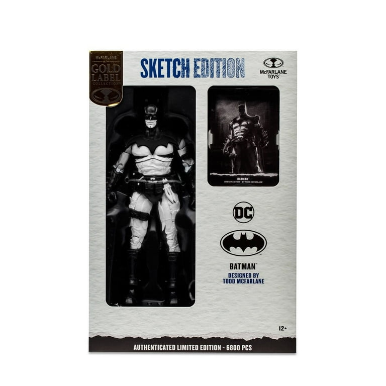 DC Multiverse Batman by Todd McFarlane Sketch Edition Gold DC Multiverse Batman by Todd McFarlane Sketch Edition Gold