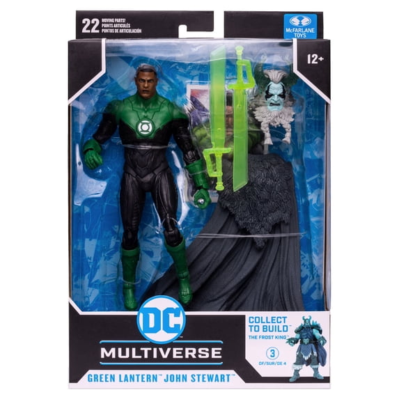 DC Multiverse Build-A Endless Winter Green Lantern John Stewart Action Figure 7"
