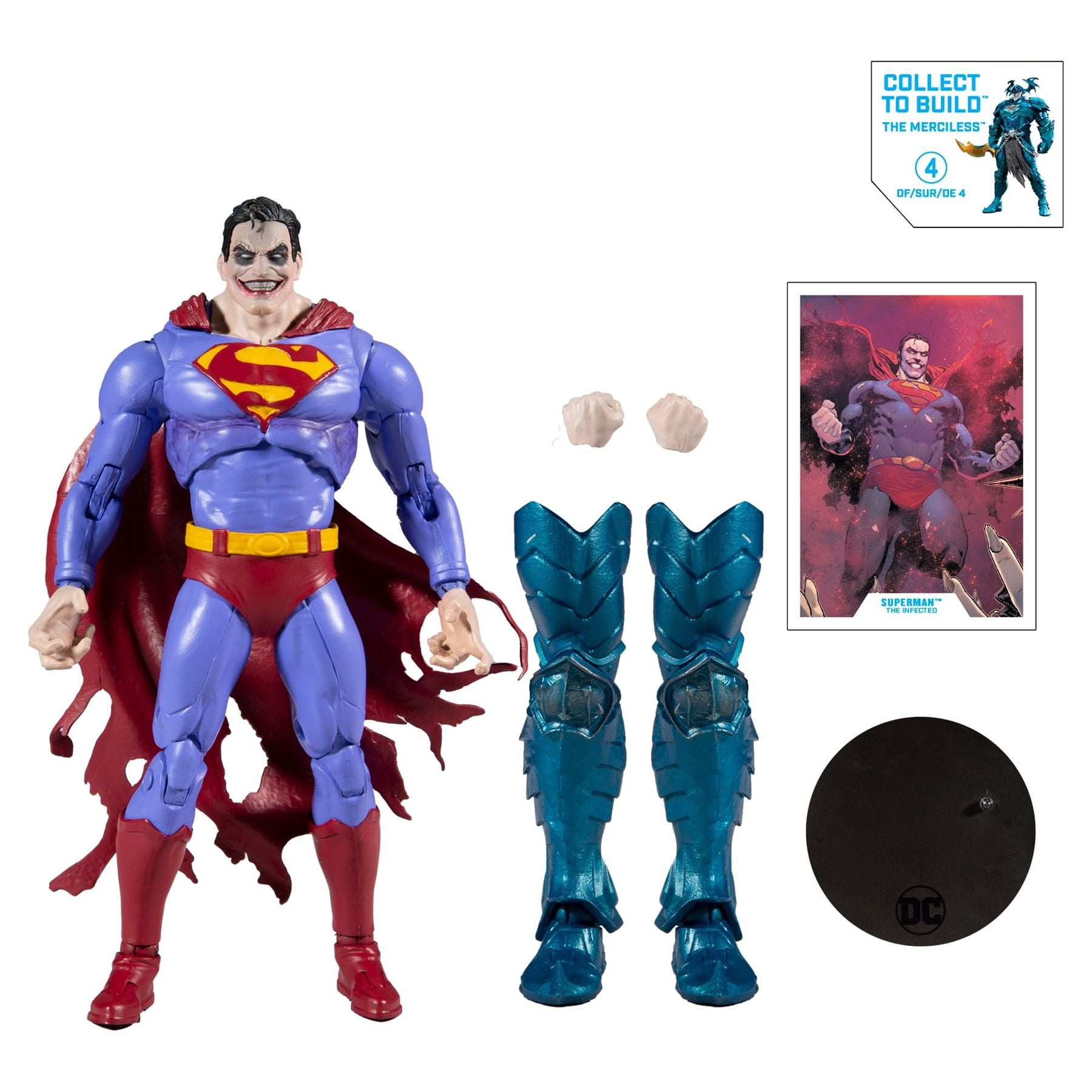 Superhero Statues Paintable Figurines, Multiverse Comic Box