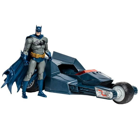 DC Multiverse Gold Label Collection Batman with Bat-Raptor Exclusive Action Figure  Vehicle