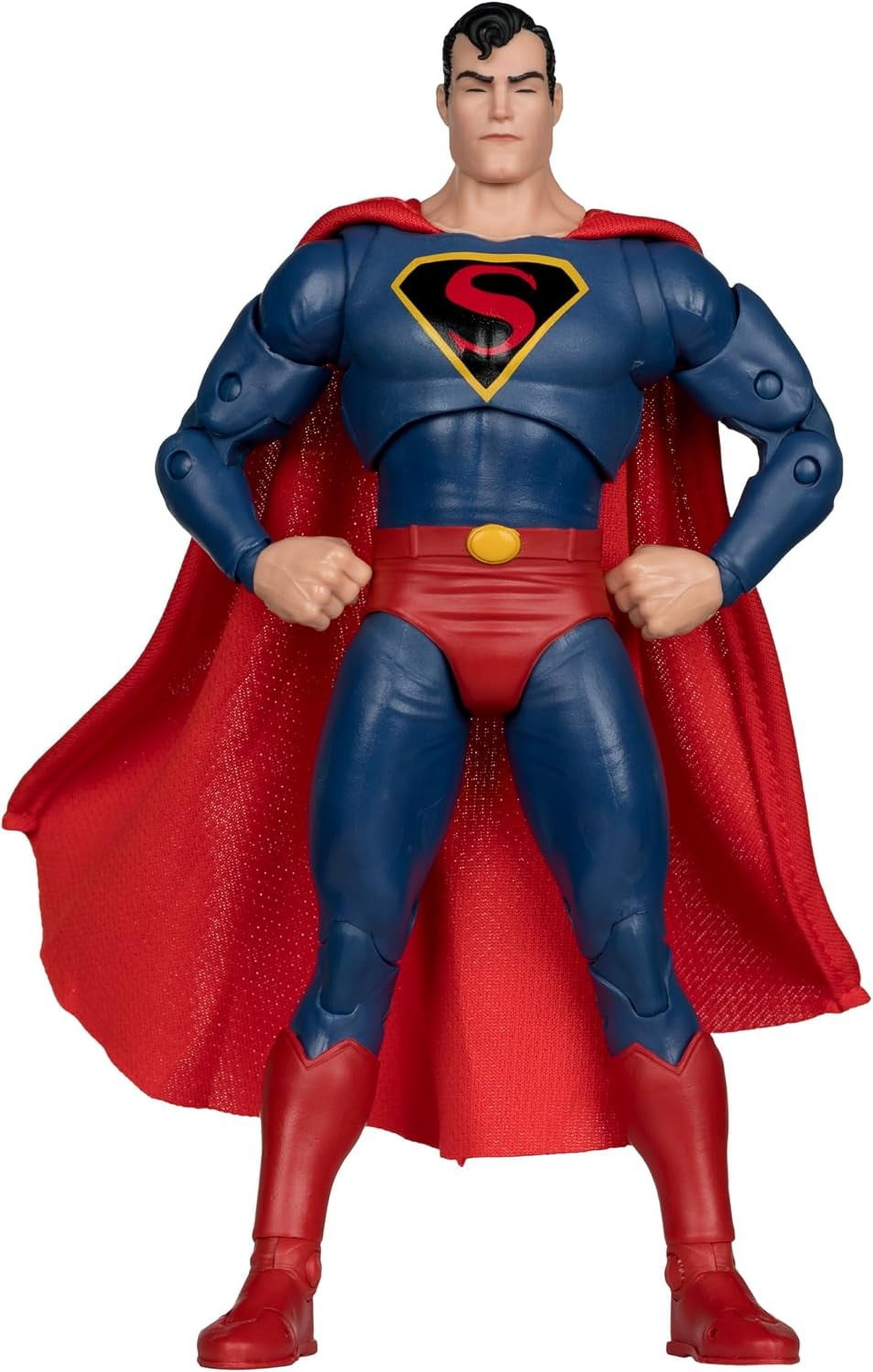 DC Multiverse Superman Figure Statue Classic Animation Action Figure, 7inch