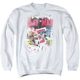 thumbnail image 1 of DC/NUMBER 11 DISTRESSED - ADULT CREWNECK SWEATSHIRT - WHITE - LG, 1 of 1