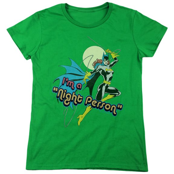DC Night Person Women's T Shirt, Kelly Green, Medium