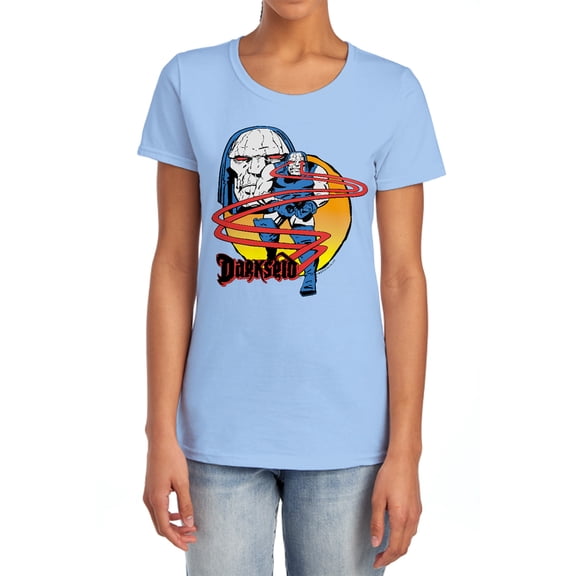 DC Not Amused Women's T Shirt, Light Blue, Medium