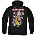 thumbnail image 1 of DC-Orion - Adult Pull-Over Hoodie - Black- Extra Large, 1 of 1