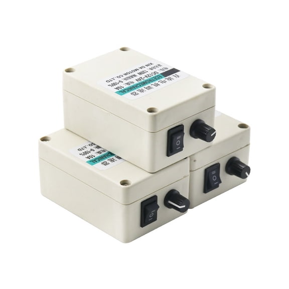 DC PWM Controller 120W 12V-36V 10A 24V Switch Regulator Motor Speed Forward Reverse Electric 12 V Volt PLC Control Box Moter ,Easy to Use
