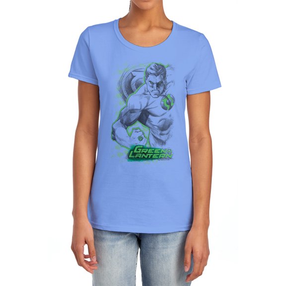 DC Pencil Energy Women's T Shirt, Carolina Blue, Small