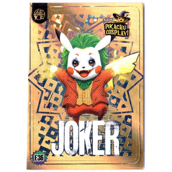 2025 DC Pikachu Joker Holo Pokemon Trading Card