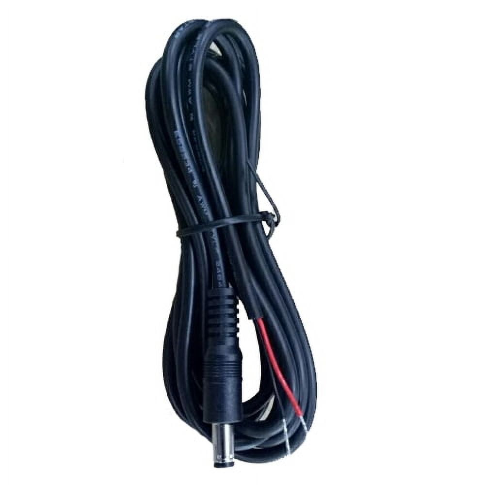 DC Power 5.5mm x 2.1mm Barrel Male Plug Connector to Pigtail Cable
