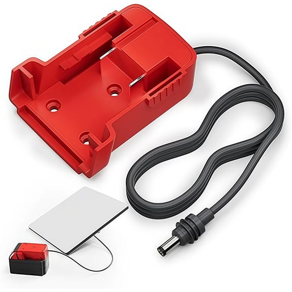 DC Power Cable for Mini Satellite Antenna, 18V Battery Adapter with 4.9FT Cord