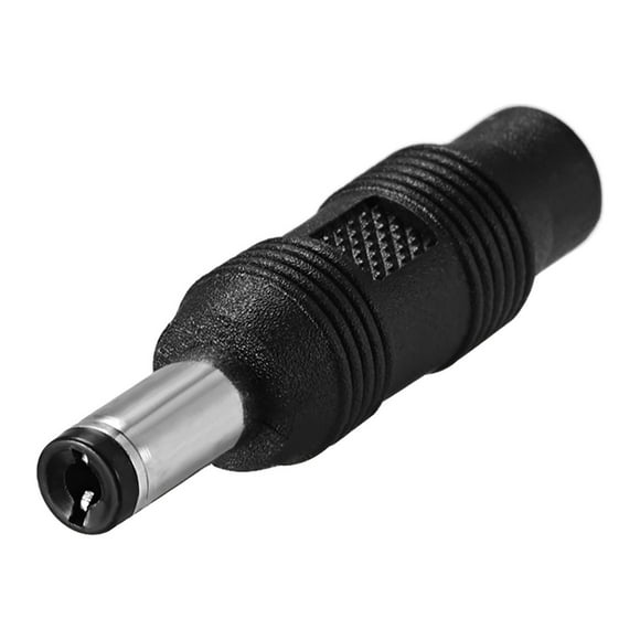 DC Power Converter 5.5mm x 2.1mm Male to 3.5mm x 1.35mm Female Black 20Pcs