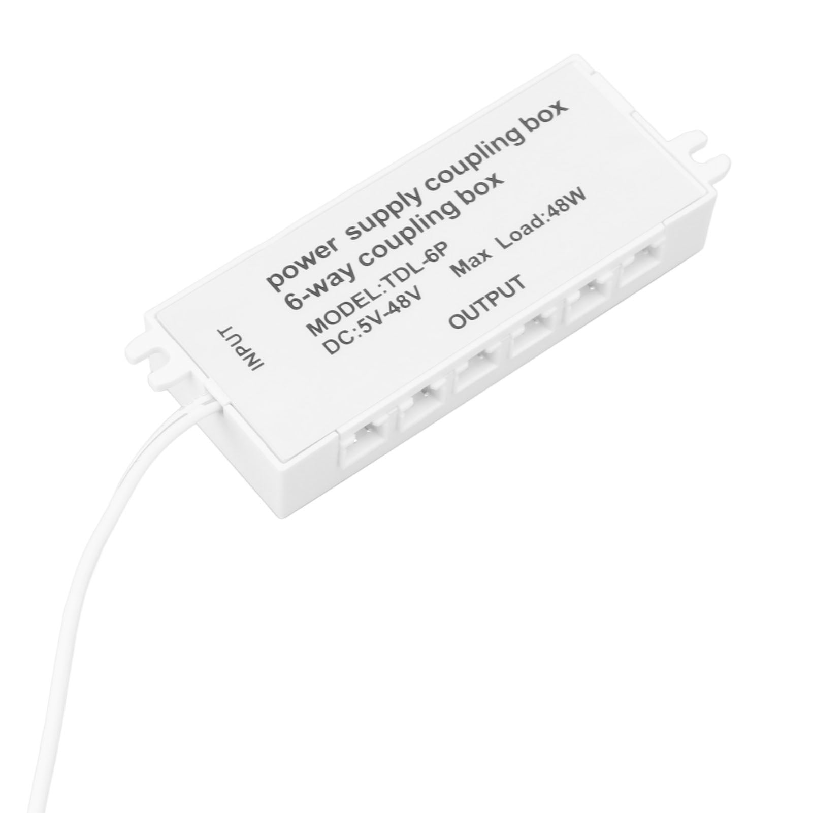 DC Power Coupling Box, XH2.5 Port High Performance 6 Way Coupling Box