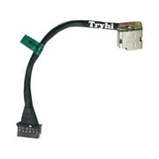 DC in Power Jack Cable for HP OMEN 15-EN Series 15-EN1013DX 15-EN1097NR 15Z-EN000 15Z-EN100 Laptop Charging Port Plug in Socket Connector Harness Wire New