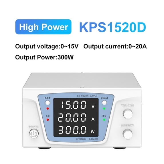 DC Power Supply 30V 20A 60V 10A Stabilized Power Supply Adjustable Variable Digital Laboratory Regulated For Repair Phone Tool ,Voltage Consistency