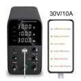 thumbnail image 1 of DC Power Supply Adjustable 30V 10A Lab Programmable Current Voltage Regulator Switching Bench Power Source Digital 60V5A ,Voltage Consistency, 1 of 6