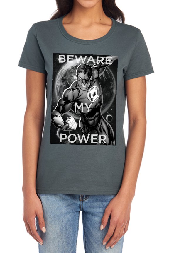 DC Power Women's T Shirt, Charcoal, Small
