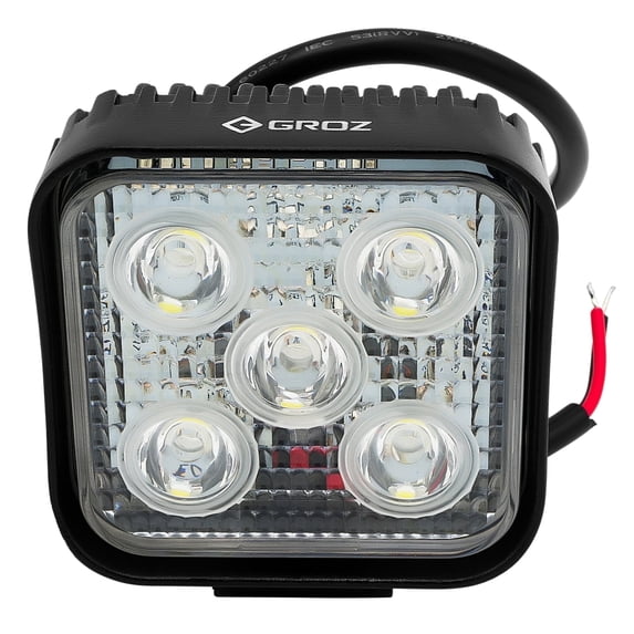 Groz DC Powered Water-Resistant 15W LED Flood Light