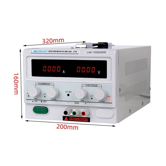 DC Precision Professional Lab Power Supply Adjustable 15V 60A 50A 30A 20A 40A 10A Support AC 110--V-230-V 4 Digits Bench Source ,Low-loss