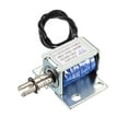 thumbnail image 1 of DC Push Pull Type Solenoid Electromagnet, DC 24V 4.8W 40g 10mm, Open Frame Type, Linear Motion, 1 of 4