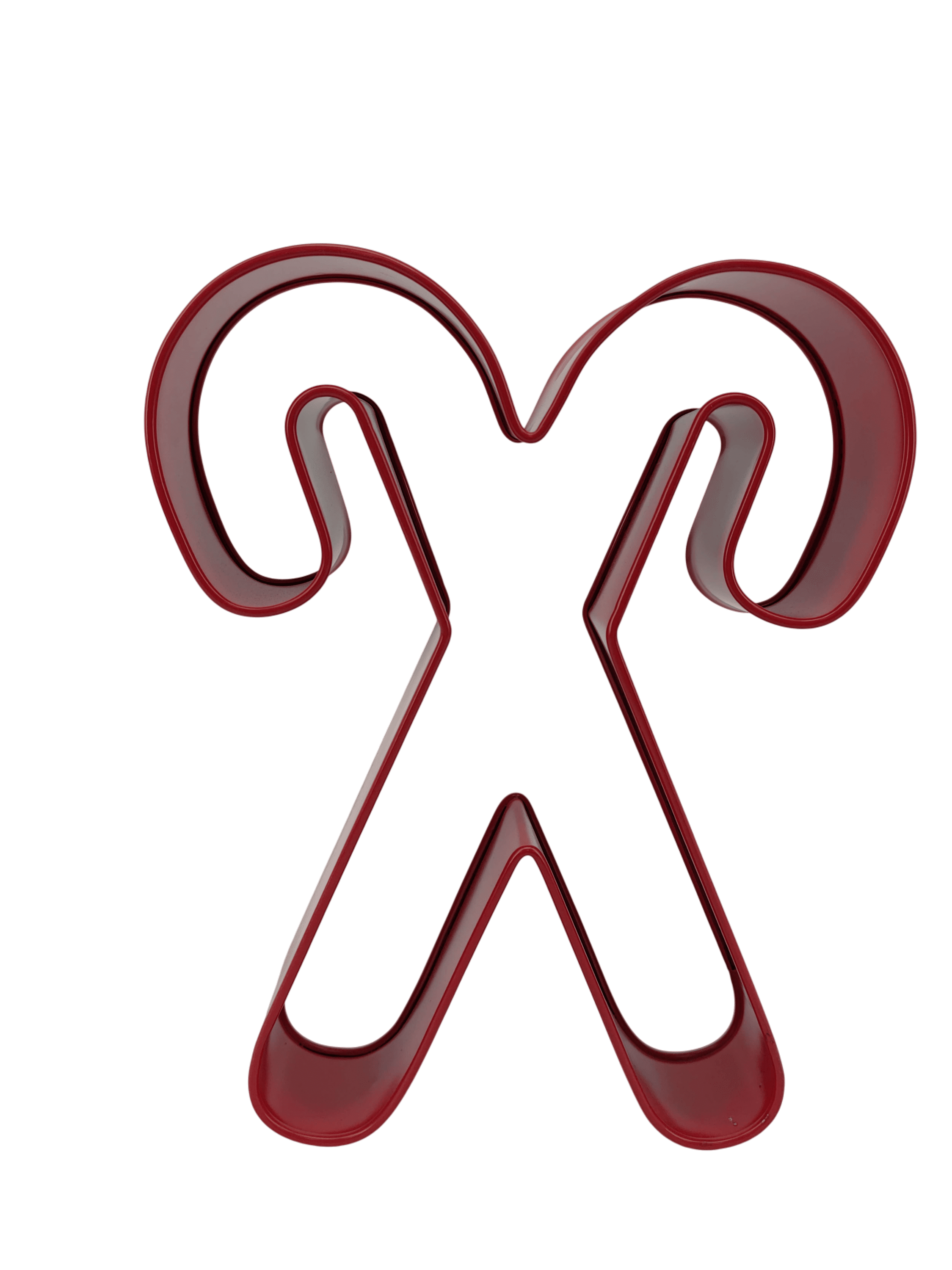 Metal Candy Cane Cookie Cutter Christmas Decoration, Red, 10", by Holiday Time